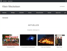 Tablet Screenshot of klein-meckelsen.de